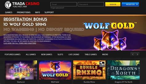 no deposit bonus code trada casino
